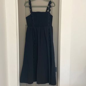 Vineyard vines seersucker scalloped sundress